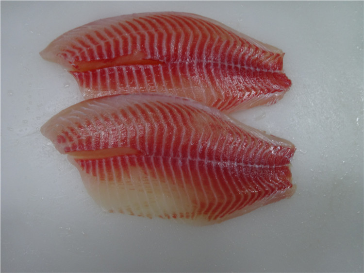 Frozen tilapia Fillets (Deep Skinned)